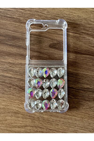 Case collection Samsung galaxy flip 5 Uyumlu  kristal taşlı korumalı kapak