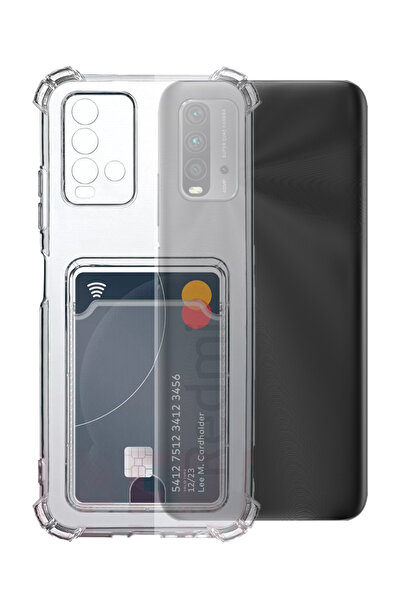 CaseArt Xiaomi Redmi 9T Kapak Kamera Korumalı Kartlıklı Darbe Emici Özellikli...
