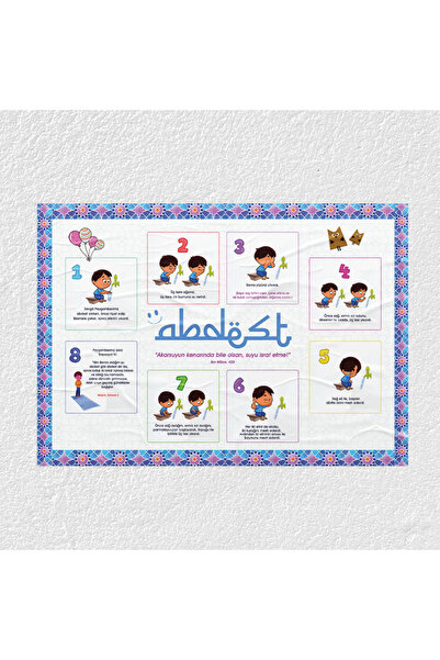 SINIF SEPETİ Abdest Nasıl Alınır  Posteri - PO629