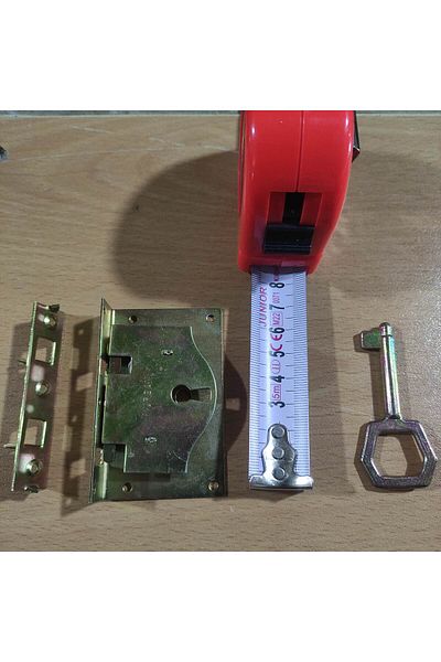 NURSAN Old Type Chest Lock Dowry Chest Lock 4 No 1 WITH SCREWS