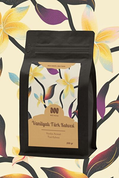 Nice Match قهوة تركية بالفانيليا قهوة تركية بنكهة الفانيليا 200 جرام