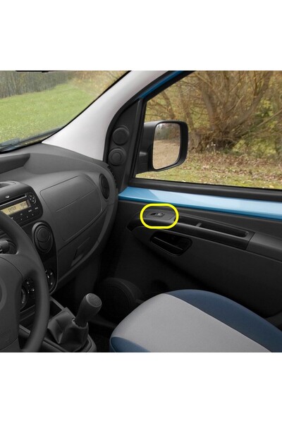 Bisra Fiat Fiorino 2008-2023 Sağ Ön Kapı Cam Açma Düğmesi Çerçeveli