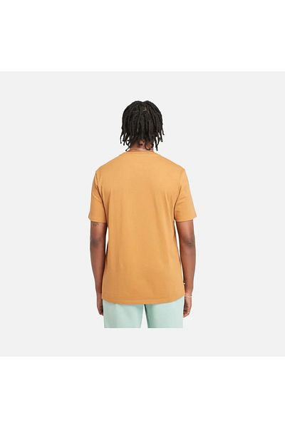 Timberland Tree Logo Short Sleeve Tee Men's Yellow T-shirt Tb0a2c2rp571