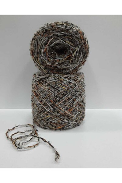 İPLİKOUTLET Renk Geçişli Böcekli Buklet Tasarım İp 500 Gram