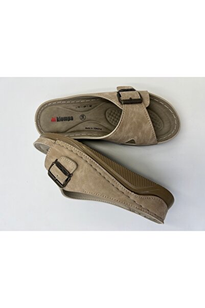 Tigerline Women's Orthopedic Sabo Slippers - Beige - Anti-Sweat Daily Comfort Stylish Design for Healthcare Workers