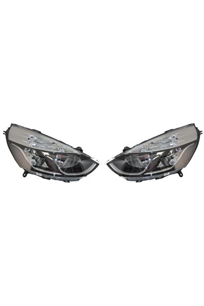 DELCO RENAULT CLİO 4 SAĞ + SOL ÖN FAR TAKIMI KROM ÇITALI 2012--2018