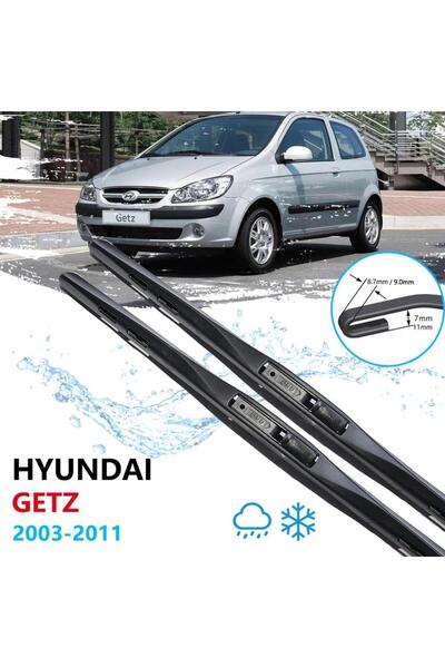 Genel Markalar HYUNDAİ GETZ ÖN CAM HYBRİD MUZ SİLECEK TAKIMI 2003--2011
