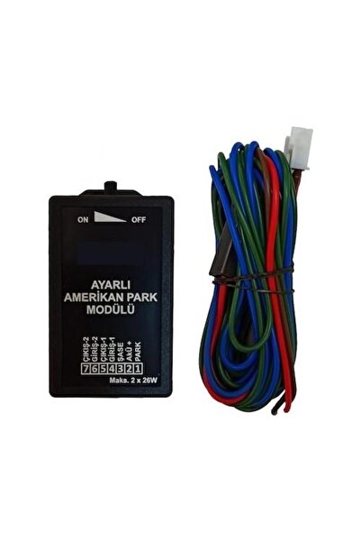 DELCO AYARLI SİGORTALI AMERİCAN PARK MODÜLÜ AMBER T10 AMPUL HEDİYELİ