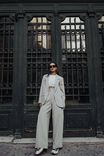 CYU Oversize Gray Jacket with Back Detail
