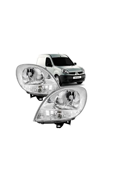 Genel Markalar RENAULT KANGOO SAĞ + SOL ÖN FAR LAMBASI TAKIMI 2003--2008
