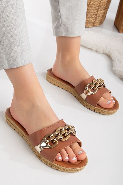 StWenn Women's White Daily Slippers Stylish Comfortable Buckle Home Sea Beach Guest Dowry Slippers