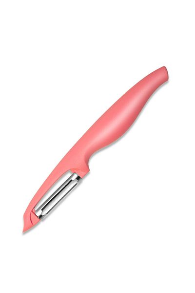 Chef's Pink Toothed Vegetable Peeler