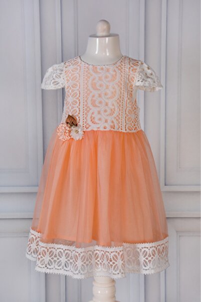 aykon baby Fistolu Tül Elbise