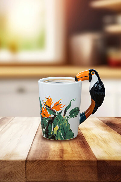 Benante Figürlü Kupa - Papağan