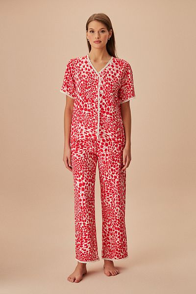 SUWEN Adel Masculine Pajama Set
