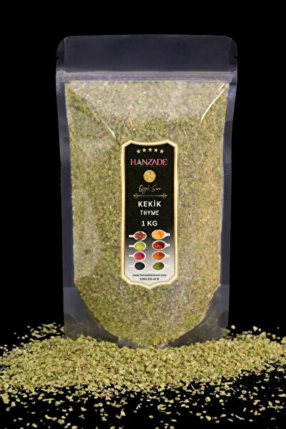 Hanzade Bitkisel Kekik 1 Kg Bilye Kekikten Öğütülmüş, Saf, Karışımsız