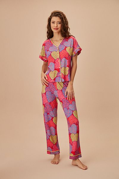 SUWEN Crush Masculine Pajama Set