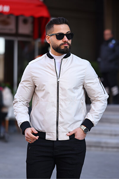 S&M CLOTHİNG Ανδρικό αδιάβροχο εποχιακό μπουφάν New Season