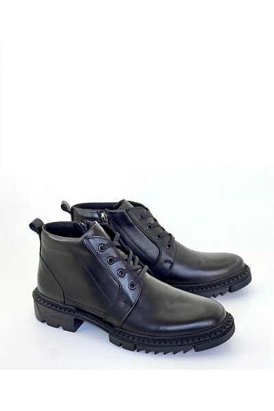grado Genuine Leather Men's Daily Boots Black 4971