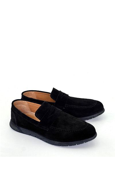 grado Genuine Leather Black Men's Loafer Shoes 9595