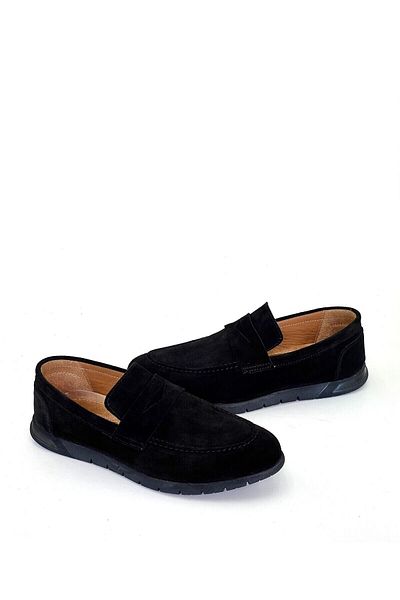 grado Genuine Leather Black Men's Loafer Shoes 9595