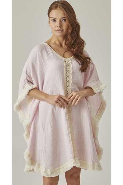 MUTİR Муслін 100% бавовна Парео Pembe Elbise