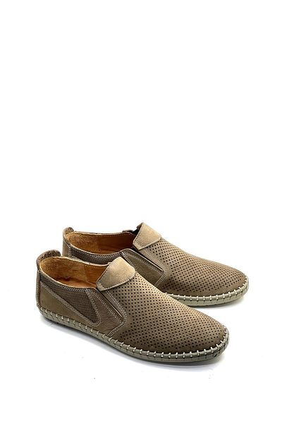 grado Genuine Leather Daily Perforated Comfort Sand Color Shoes 425