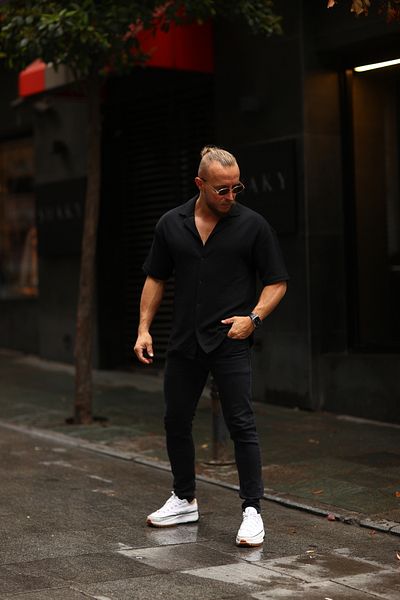 Thebulut Ανδρικό πουκάμισο oversize με σχέδιο