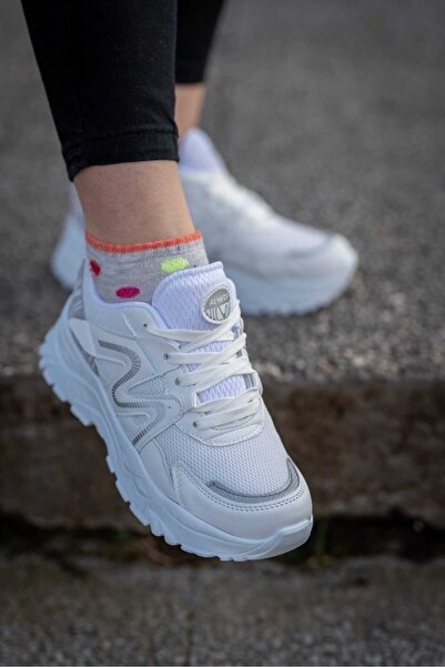 Weynes Women's White Wave Almera Orthopedic Casual Sports Shoes wsb0724