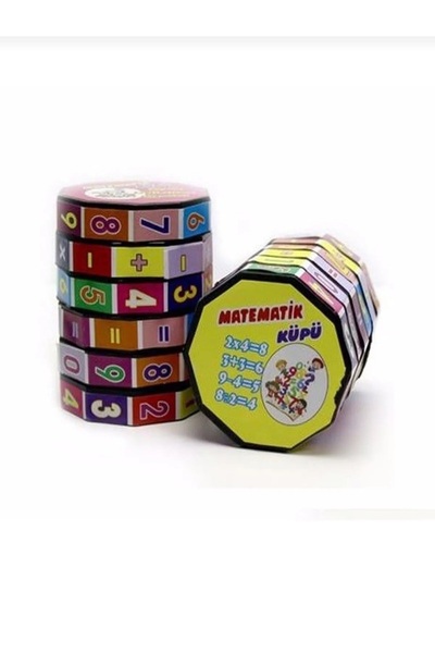 BERFUDEMİR Toptan 24 Adet Eğitici Matematik Oyun Zeka Küpü Öğrenciye Hediyeli...