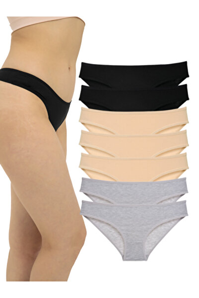 Suvida 7 Pack Casual Soft Bikini Panties - Women's Slip Panties