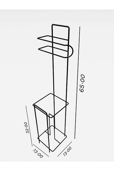 Kitchen Store Chrome Toilet Paper Holder WC Paper Holder Metal Toilet Paper Stand Holder Hanger with Refills