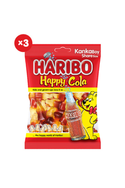 Haribo هابي كولا 80 جرام 3 عبوات