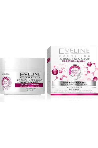 Eveline Cosmetics 3d Retinol + Deniz Yosunlu Sıkılaştırıcı Ve Gençleştirici Krem