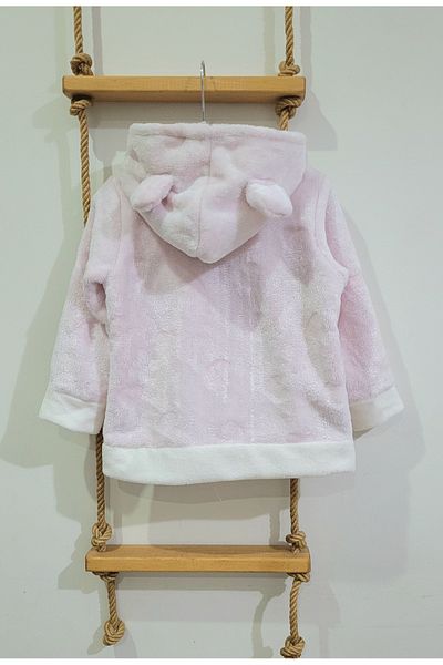 Alpar Tekstil Welsoft Plush Jacket - Cardigan 2-4 Years / Powder Pink