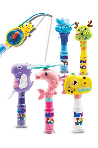TAYAŞ Joytop Fun Tubes - Lollipop 11g X 12 Pieces
