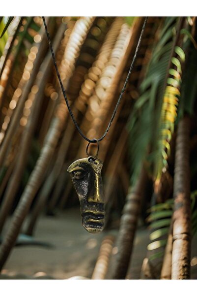 whocares قلادة للجنسين ذات لون عتيق، رمز نصف وجه، جودة أنيقة وأنيقة