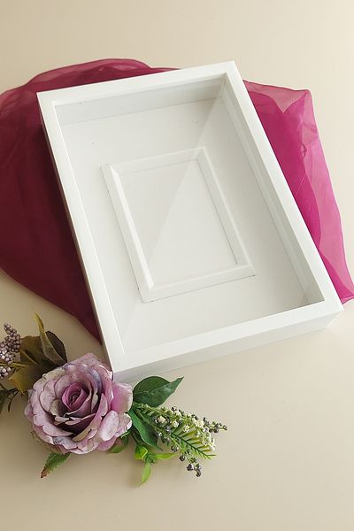 hobicehayaller Rama de memorie 25x35 cu sectiune foto! Cutii de trandafiri cu lamele triunghiulare