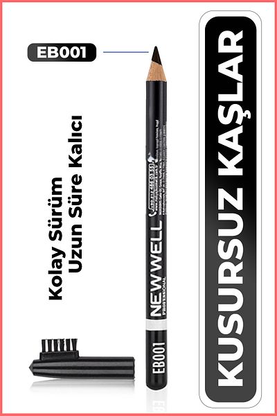 New Well Eyebrow Pencil Black EB0018680923304762