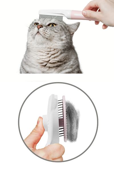 OverPazar Cat Dog Crawling Brush Cat Comb