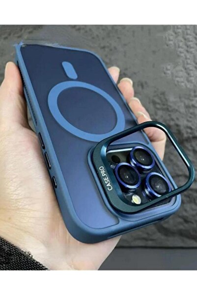 KILIF HOUSE Iphone 13 Uyumlu Standlı Case Pro Lensli Magsafe Destekli Kılıf