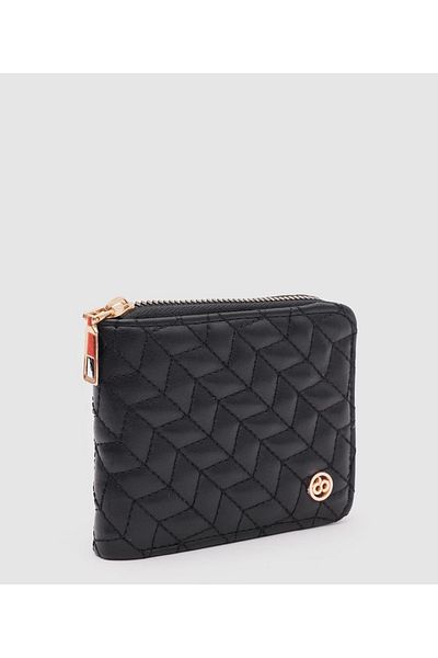 Honorius Black Women's Wallet - with Small Card Holder