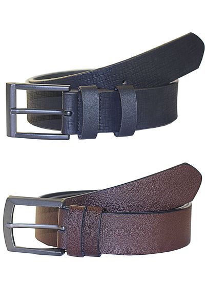 Arkem Men's Belt, Set of 2 Jeans and Canvas Pants Belt, Daily Use, Belt -4 cm