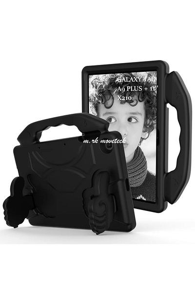 m.tk moveteck Samsung Galaxy Tab A9 + PLUS SM-X210 11 Inch Tablet Case for Kids with Stand Like Colorful Silicone