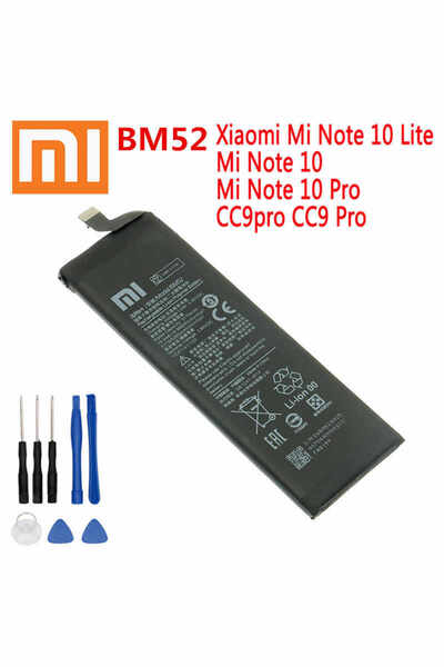 Beruflic Xiaomi Mi Note10/Note10 Pro Batarya Pil Bm52+Tamir Seti