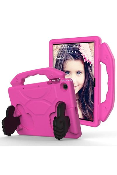 m.tk moveteck Samsung Galaxy Tab A9 + PLUS SM-X210 11 Inch Tablet Case for Kids with Stand Like Colorful Silicone