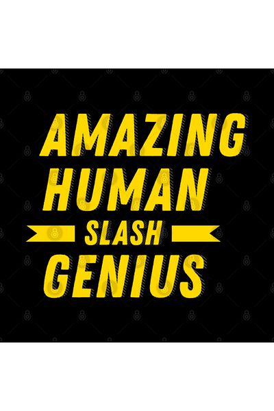 Pixxa Amazing Human Slash Genius Mug Cup