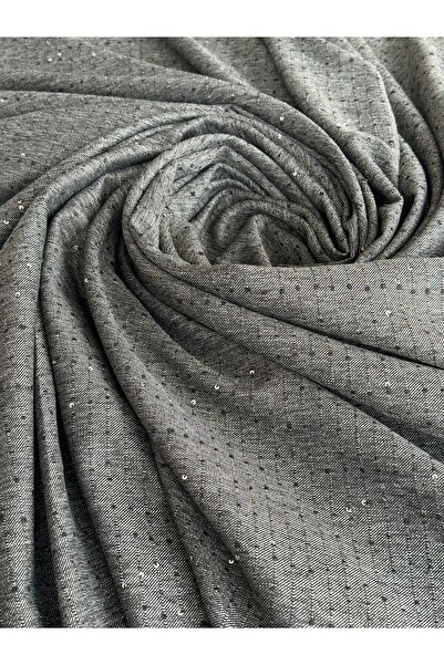 Marka Melanj Düz Viskon Dokuma Kumaş Siyah 1 Metre