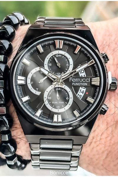 Ferrucci Function Special Design Men's Wristwatch + bracelet