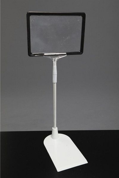 Modern Raf Standing A5 Label Holder Black 10 Pack
